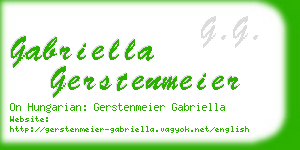 gabriella gerstenmeier business card
